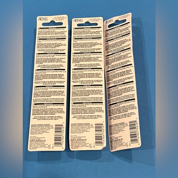 ARDELL pro brow sculpting gel/6 pcs bundle clear 0.25 fl oz - Picture 4 of 6